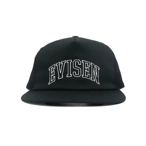 EVISEN MESHCAP エビセン メッシュキャップ COLLEGE MESH BLACK スケートボード スケボー 1
