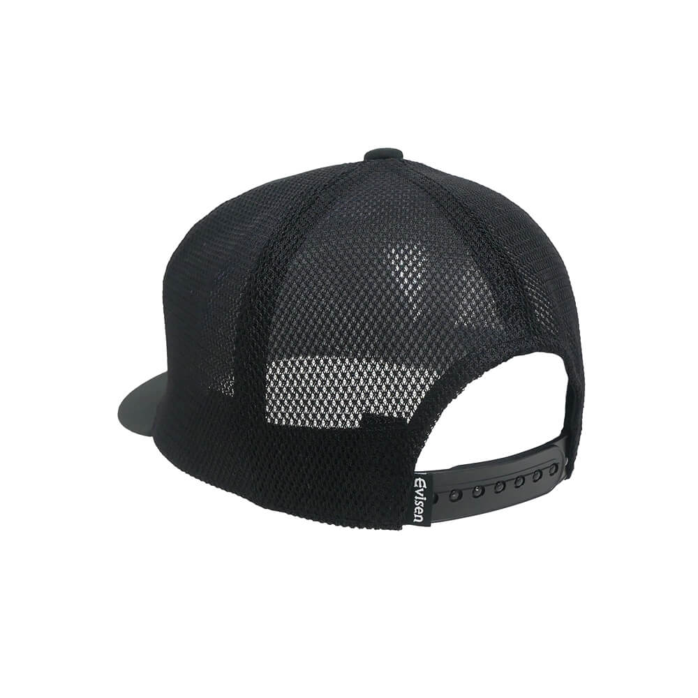 EVISEN MESHCAP エビセン メッシュキャップ COLLEGE MESH BLACK スケートボード スケボー 2