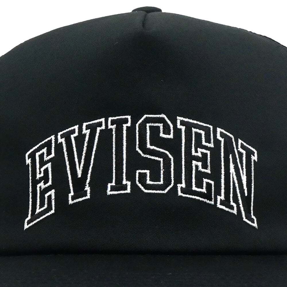 EVISEN MESHCAP エビセン メッシュキャップ COLLEGE MESH BLACK スケートボード スケボー 4