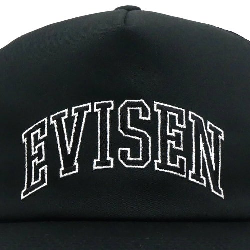 EVISEN MESHCAP エビセン メッシュキャップ COLLEGE MESH BLACK スケートボード スケボー 4