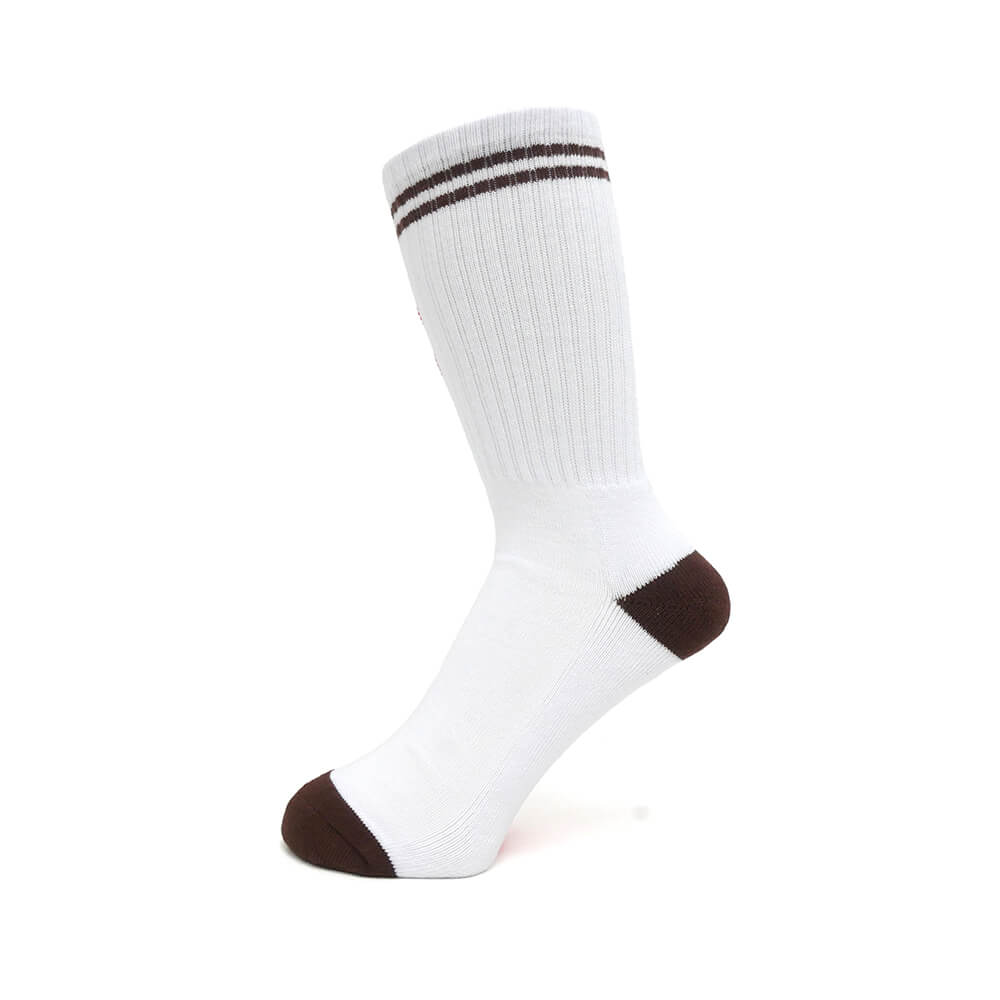 SPITFIRE SOCKS スピットファイヤー ソックス 靴下 BIGHEAD WHITE/BURGUNDY/RED スケートボード スケボー 1