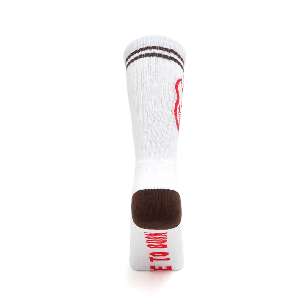SPITFIRE SOCKS スピットファイヤー ソックス 靴下 BIGHEAD WHITE/BURGUNDY/RED スケートボード スケボー 2