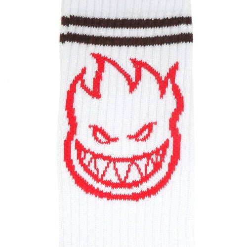SPITFIRE SOCKS スピットファイヤー ソックス 靴下 BIGHEAD WHITE/BURGUNDY/RED スケートボード スケボー 4