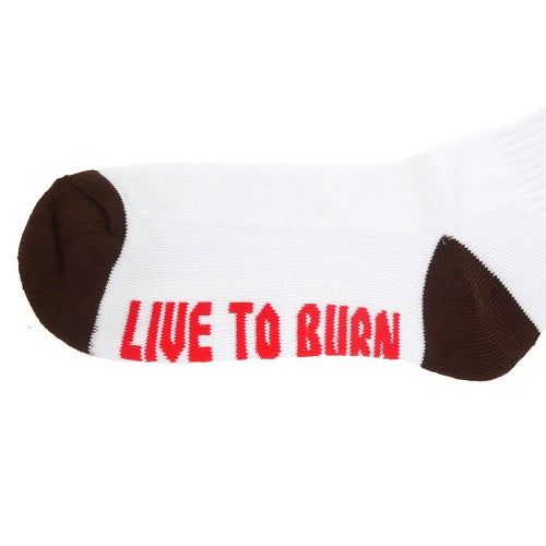 SPITFIRE SOCKS スピットファイヤー ソックス 靴下 BIGHEAD WHITE/BURGUNDY/RED スケートボード スケボー 5