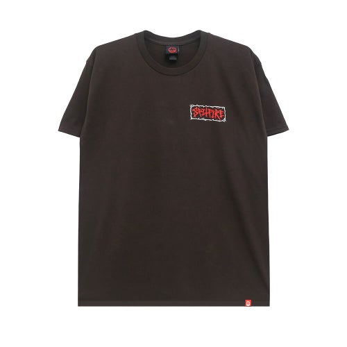 SPITFIRE T-SHIRT スピットファイヤー Tシャツ GAS MASK DARK CHOCOLATE スケートボード スケボー 1