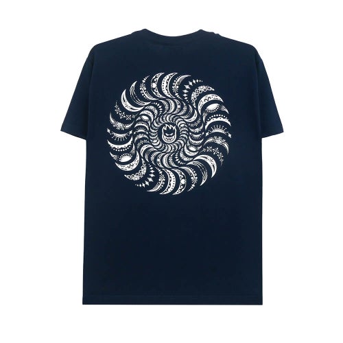 SPITFIRE T-SHIRT スピットファイヤー Tシャツ CLASSIC SWIRL PAISLEY NAVY/WHITE スケートボード スケボー 
