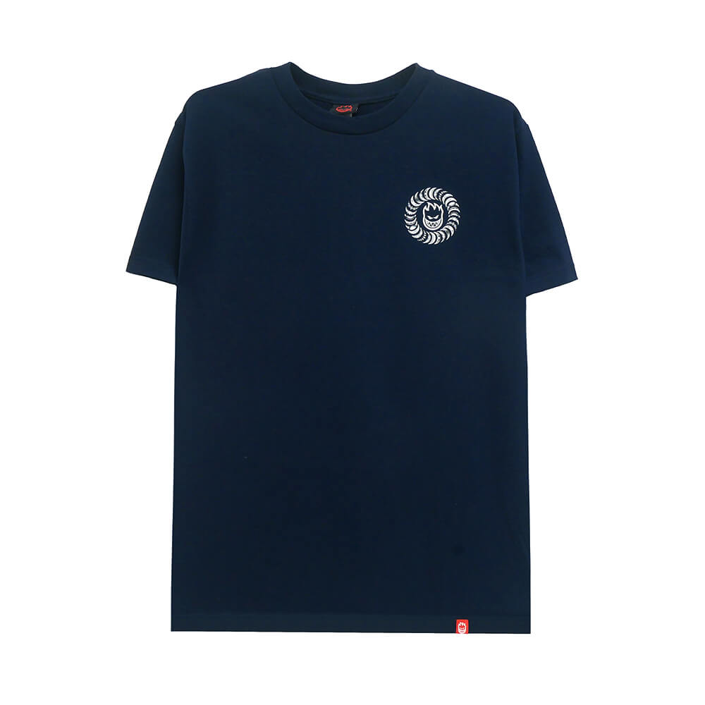 SPITFIRE T-SHIRT スピットファイヤー Tシャツ CLASSIC SWIRL PAISLEY NAVY/WHITE スケートボード スケボー 1