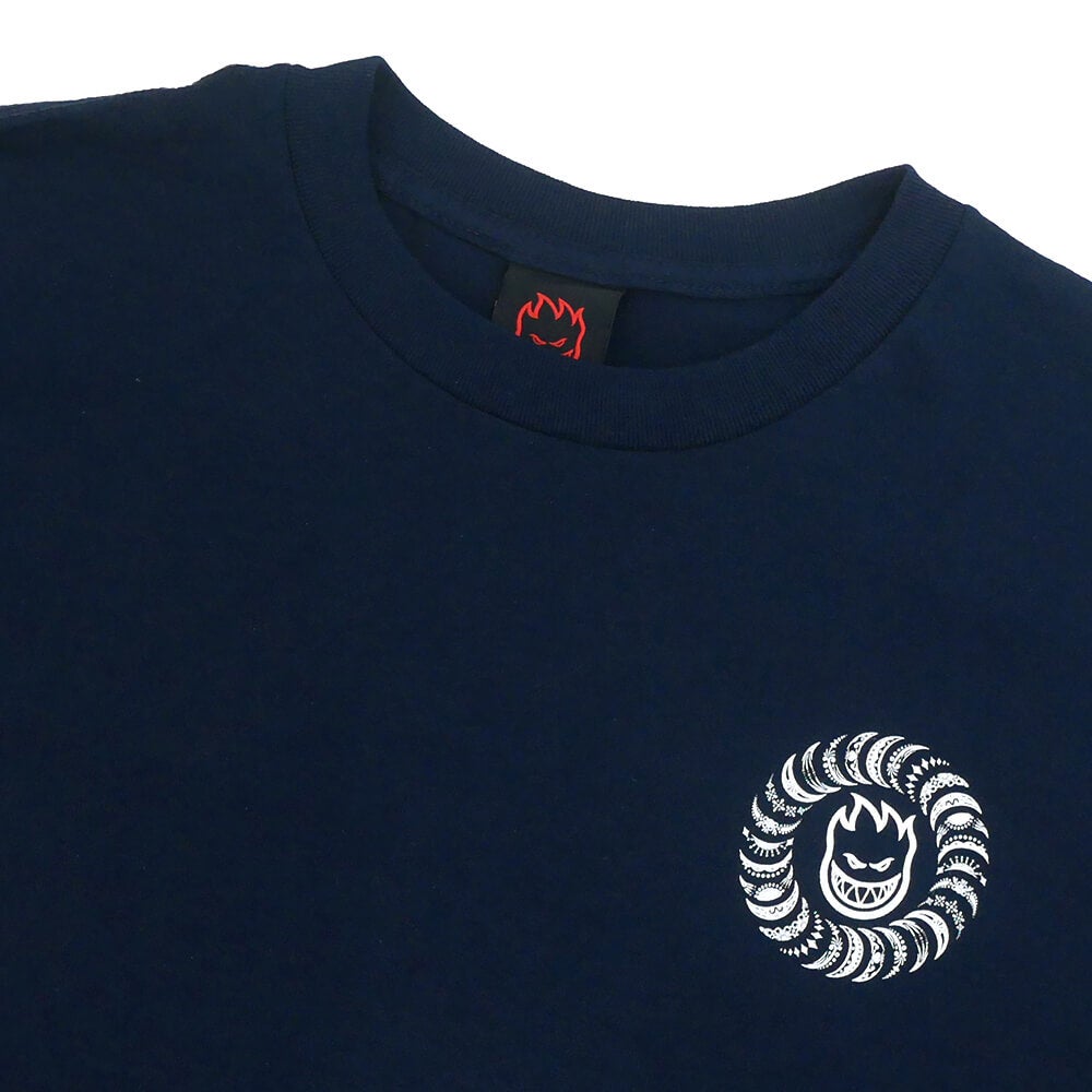 SPITFIRE T-SHIRT スピットファイヤー Tシャツ CLASSIC SWIRL PAISLEY NAVY/WHITE スケートボード スケボー 2