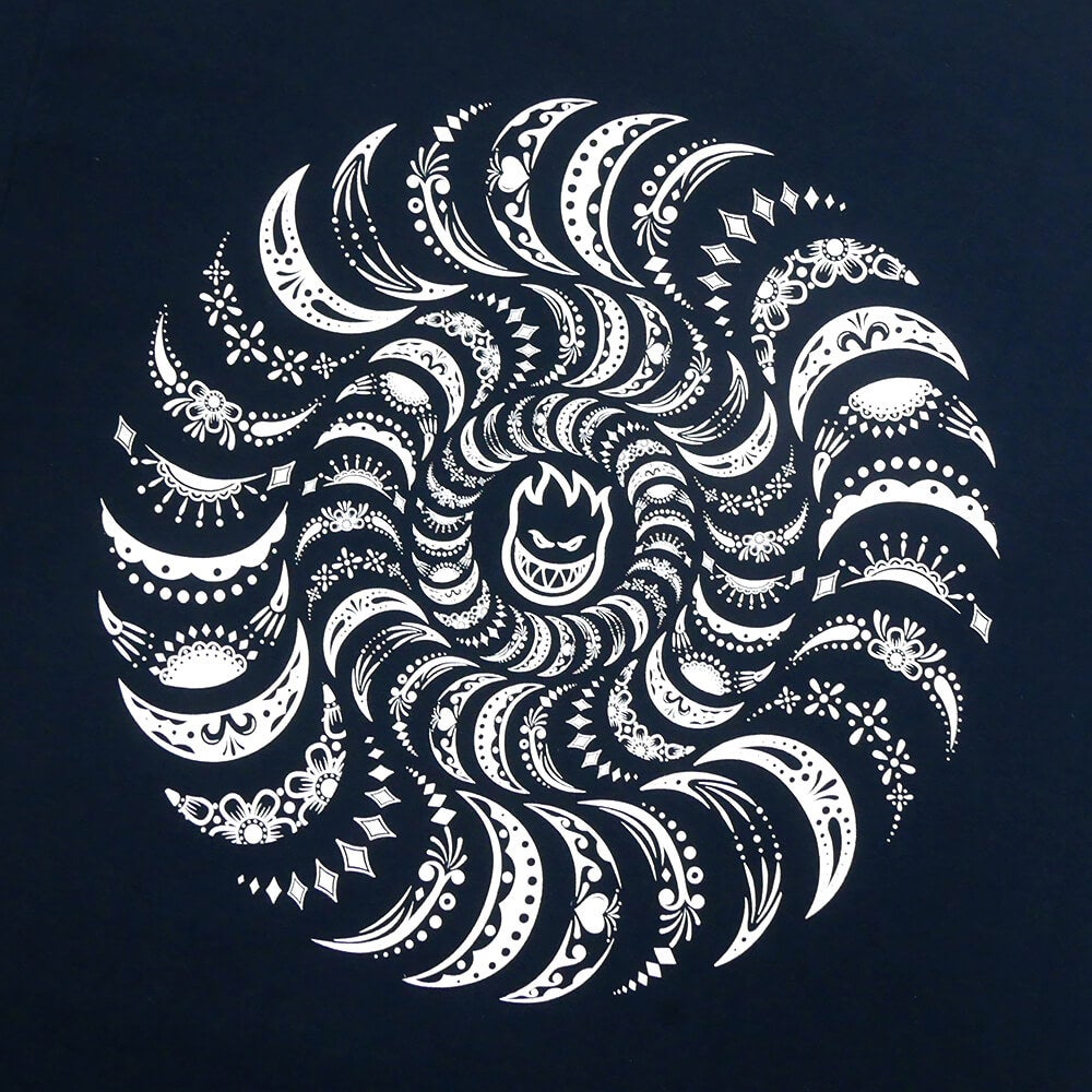 SPITFIRE T-SHIRT スピットファイヤー Tシャツ CLASSIC SWIRL PAISLEY NAVY/WHITE スケートボード スケボー 3
