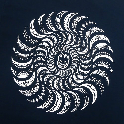SPITFIRE T-SHIRT スピットファイヤー Tシャツ CLASSIC SWIRL PAISLEY NAVY/WHITE スケートボード スケボー 3
