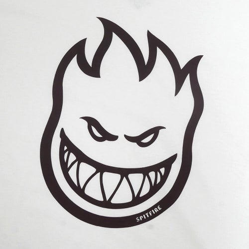 SPITFIRE T-SHIRT スピットファイヤー Tシャツ BIGHEAD WHITE/DARK RED スケートボード スケボー 1