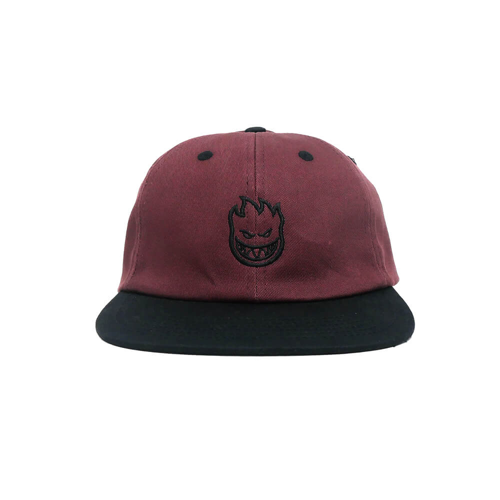 SPITFIRE CAP スピットファイヤー キャップ LIL BIGHEAD STRAPBACK BURGUNDY/BLACK スケートボード スケボー 1