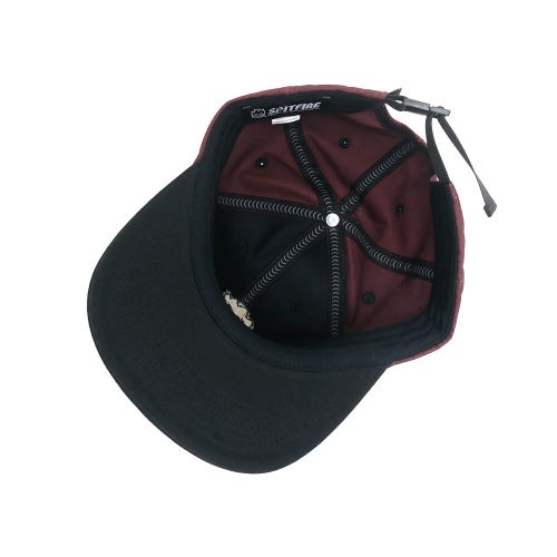 SPITFIRE CAP スピットファイヤー キャップ LIL BIGHEAD STRAPBACK BURGUNDY/BLACK スケートボード スケボー 3
