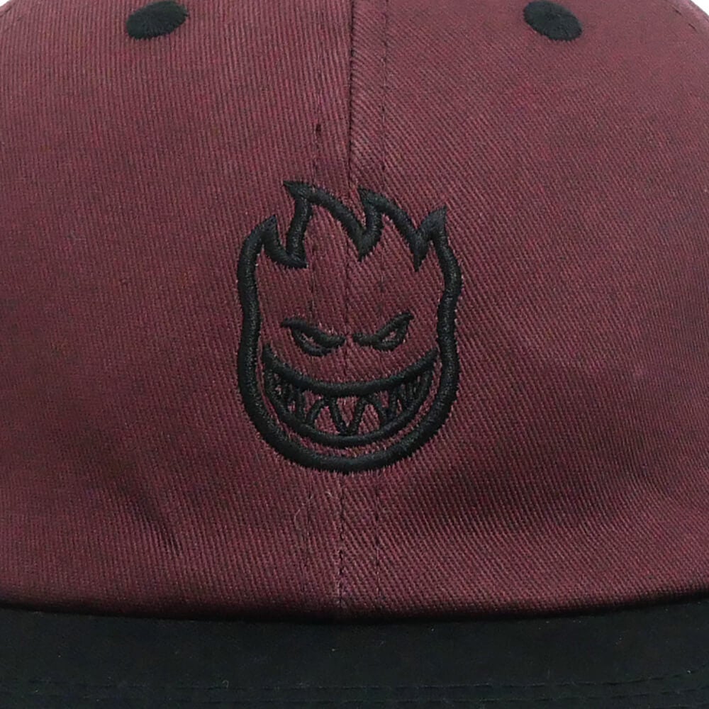 SPITFIRE CAP スピットファイヤー キャップ LIL BIGHEAD STRAPBACK BURGUNDY/BLACK スケートボード スケボー 4