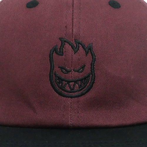 SPITFIRE CAP スピットファイヤー キャップ LIL BIGHEAD STRAPBACK BURGUNDY/BLACK スケートボード スケボー 4