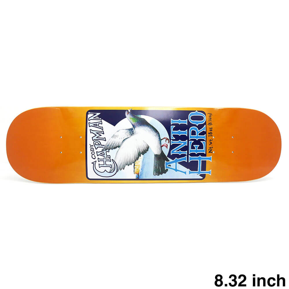 ANTIHERO DECK アンチヒーロー デッキ CODY CHAPMAN HOMERS 8.32 スケートボード スケボー　1