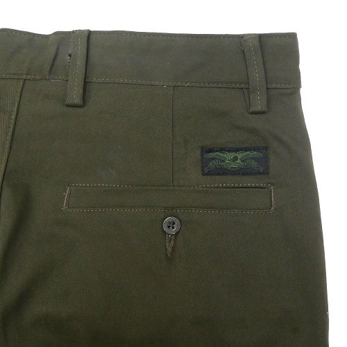 ANTIHERO SHORTS アンチヒーロー ショーツ HECHO POR SKATE DARK OLIVE スケートボード スケボー 4