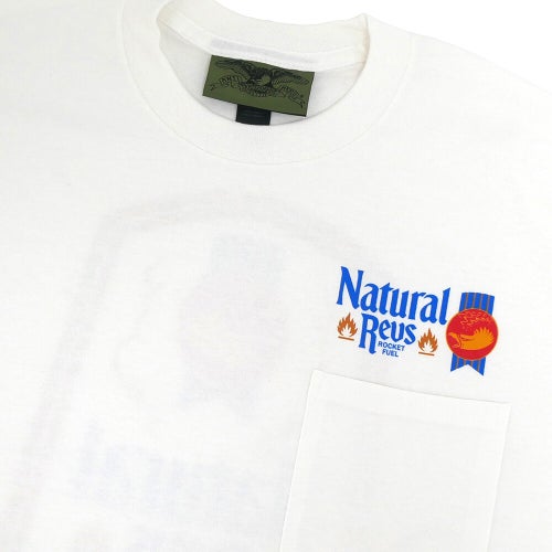 ANTIHERO LONG SLEEVE アンチヒーロー ロングスリーブTシャツ NATTY REVS POCKET WHITE スケートボード スケボー 2