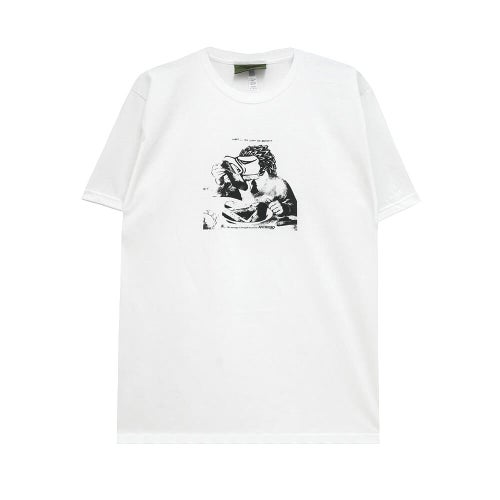 ANTIHERO T-SHIRT アンチヒーロー Tシャツ TASTY RING SPUN WHITE スケートボード スケボー 