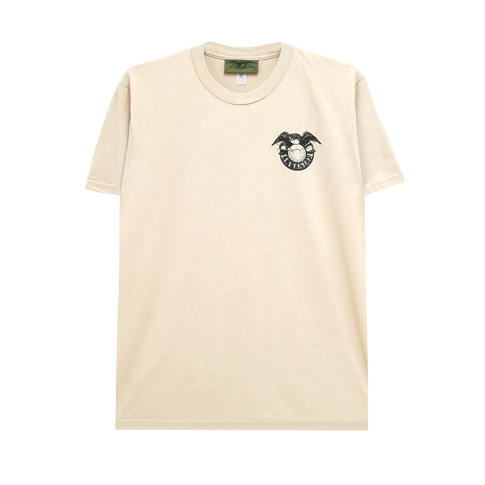  ANTIHERO T-SHIRT アンチヒーロー Tシャツ STUDIO 18 RING SPUN BONE スケートボード スケボー 1
