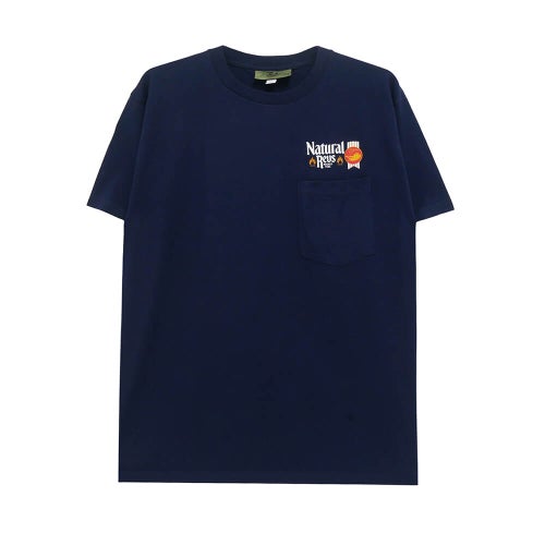 ANTIHERO T-SHIRT アンチヒーロー Tシャツ NATTY REVS POCKET NAVY スケートボード スケボー 1
