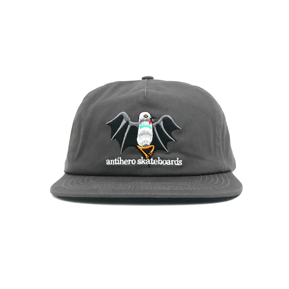  ANTIHERO CAP アンチヒーロー キャップ VAMPIGEON SNAPBACK CHARCOAL スケートボード スケボー 1