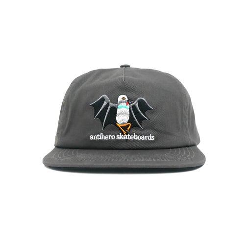  ANTIHERO CAP アンチヒーロー キャップ VAMPIGEON SNAPBACK CHARCOAL スケートボード スケボー 1