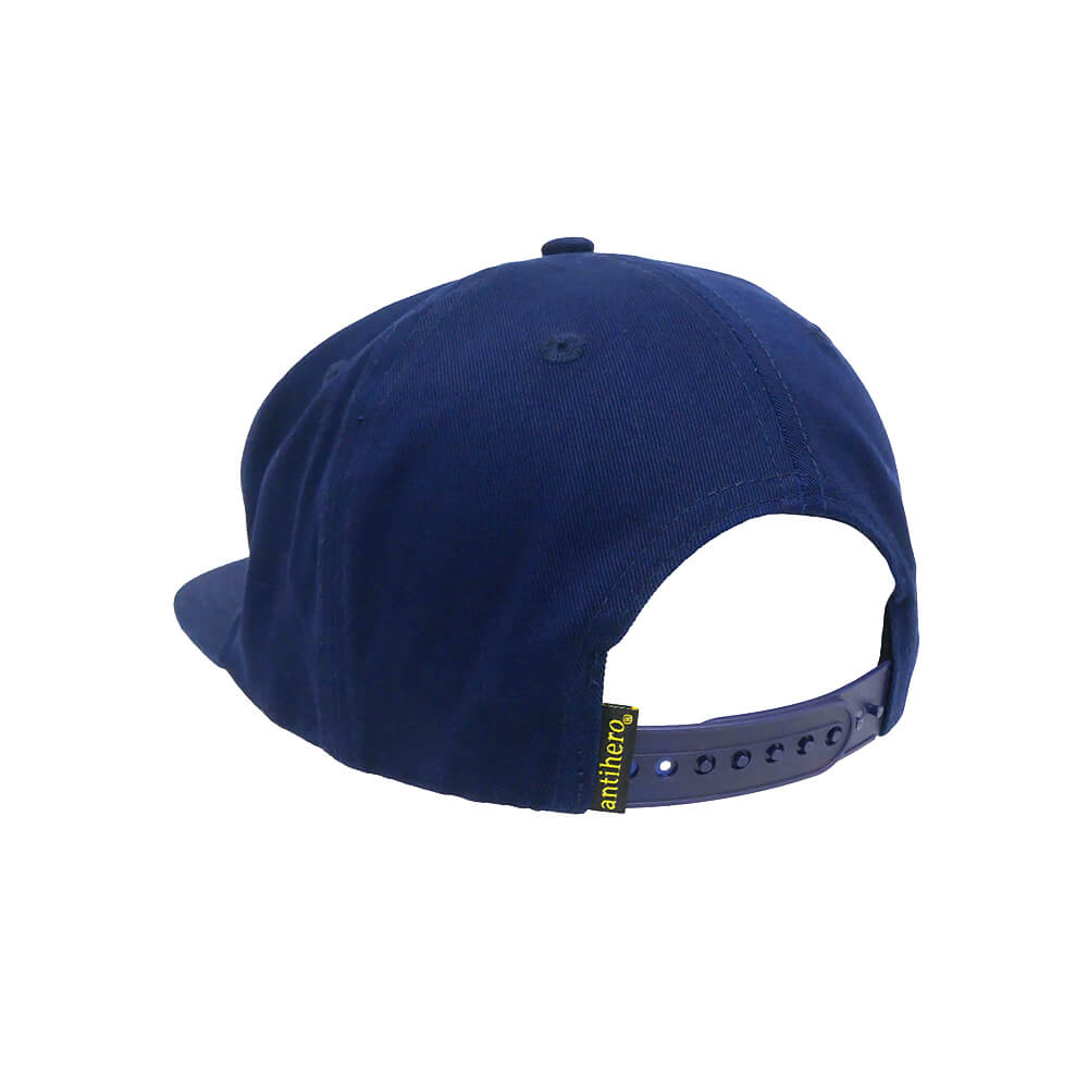 ANTIHERO CAP アンチヒーロー キャップ NATURAL REVS SNAPBACK NAVY スケートボード スケボー 2