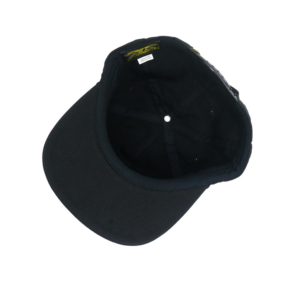 ANTIHERO CAP アンチヒーロー キャップ BASIC EAGLE SNAPBACK BLACK/GOLD スケートボード スケボー 3