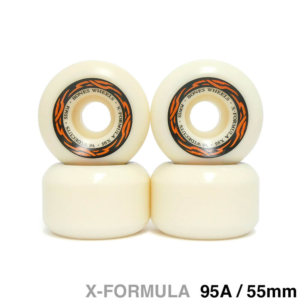 BONES WHEEL ボーンズ ウィール X-FORMULA 95A V6 WIDE-CUT 26 55mm スケートボード スケボー 1