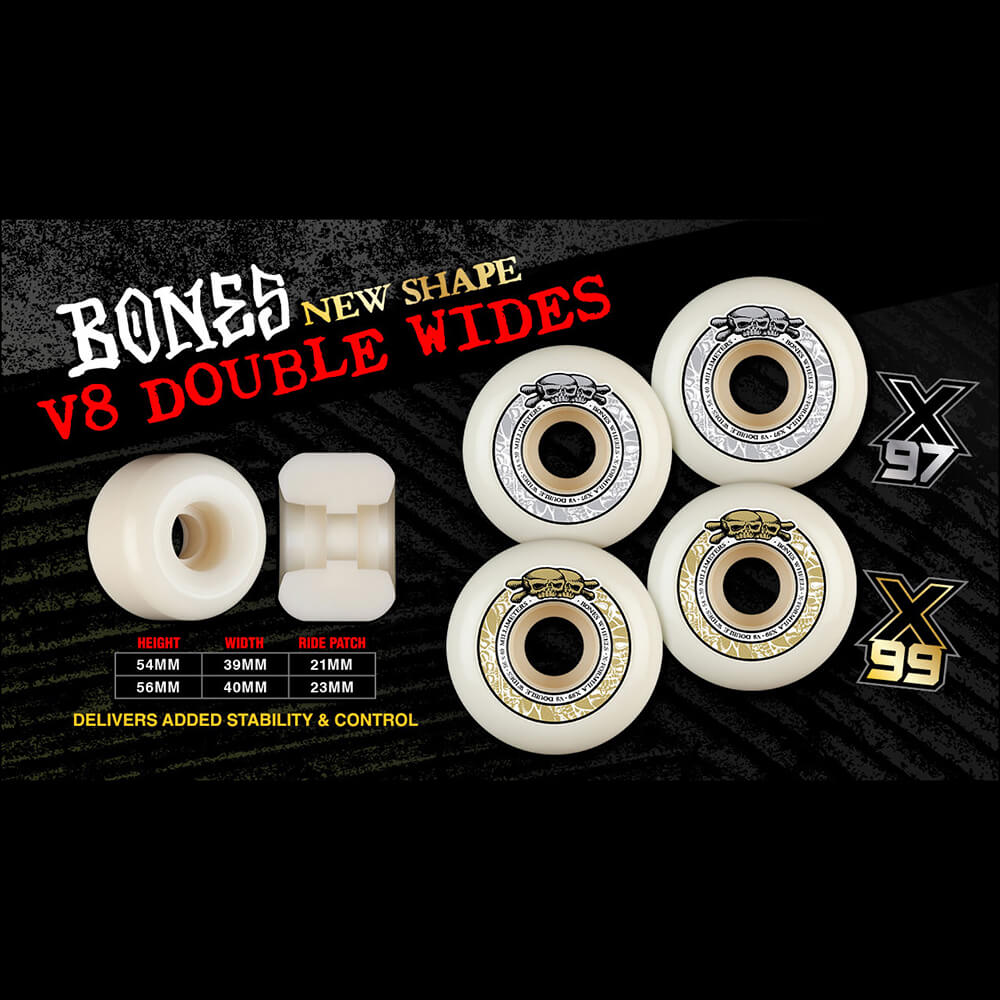 BONES WHEEL ボーンズ ウィール X-FORMULA 99A V8 DOUBLE WIDES 26 56mm スケートボード スケボー 2
