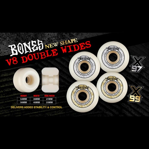 BONES WHEEL ボーンズ ウィール X-FORMULA 97A V8 DOUBLE WIDES 26 54mm スケートボード スケボー 2