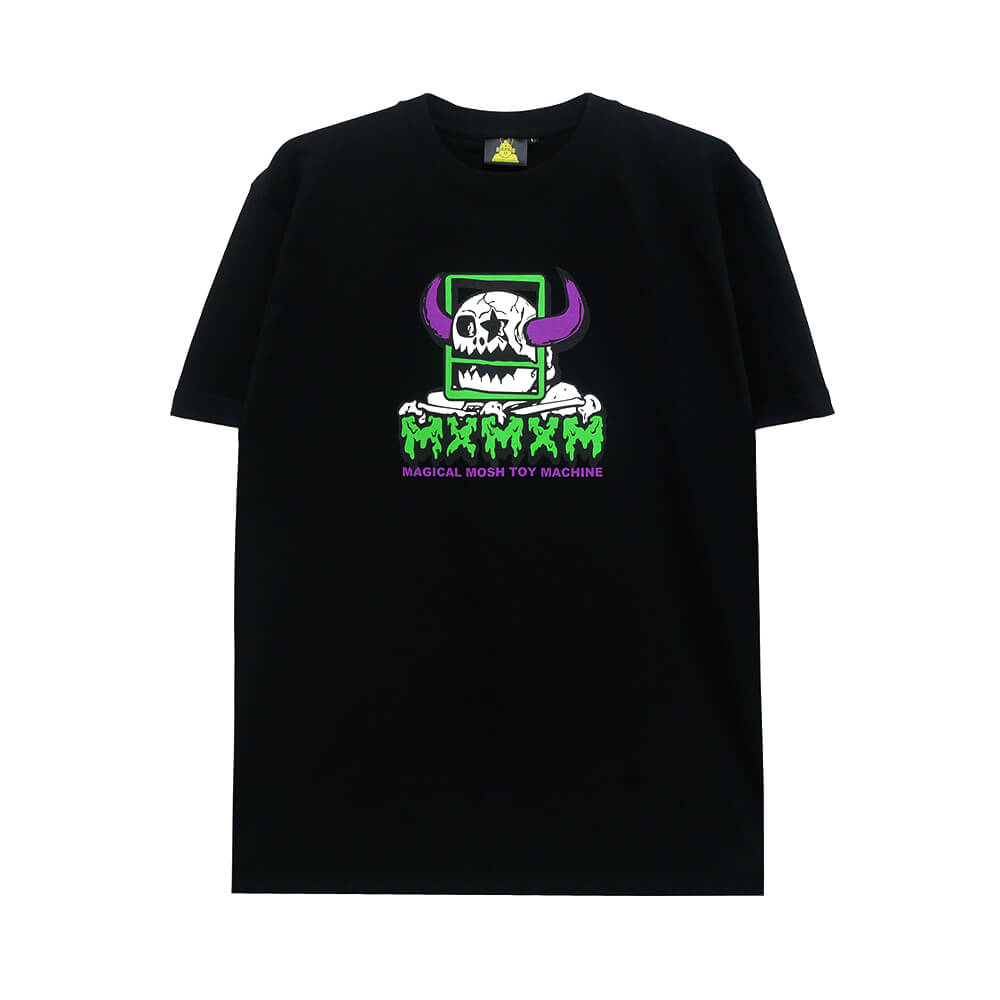 MAGICAL MOSH MISFITS T-SHIRT マジカルモッシュミスフィッツ Tシャツ TOY MACHINE x MxXxM MMM MONSTER BLACK スケートボード スケボー 1
