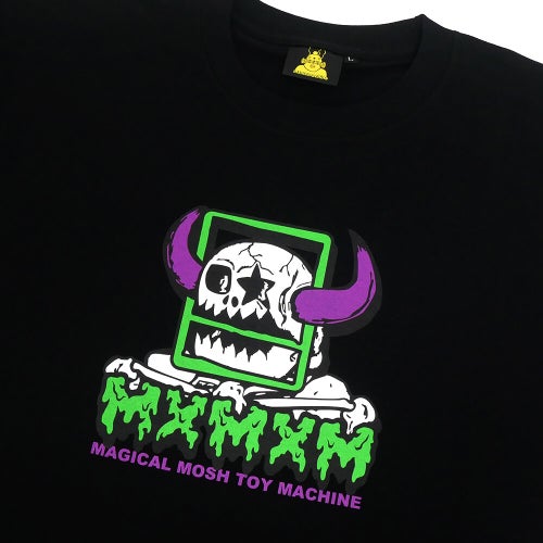 MAGICAL MOSH MISFITS T-SHIRT マジカルモッシュミスフィッツ Tシャツ TOY MACHINE x MxXxM MMM MONSTER BLACK スケートボード スケボー 2