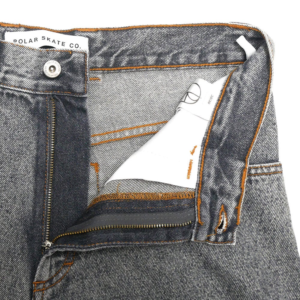 POLAR JEANS ポーラー パンツ ジーンズ 93 WASHED GRAPHITE スケートボード スケボー 3