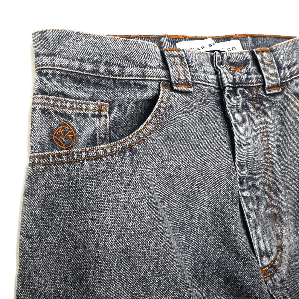 POLAR JEANS ポーラー パンツ ジーンズ ビッグボーイ BIG BOY WASHED GRAPHITE スケートボード スケボー 1