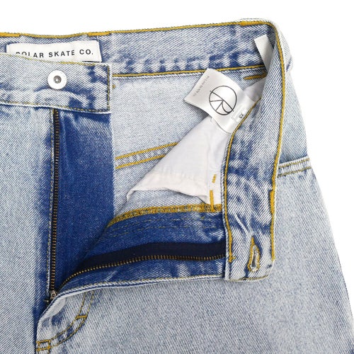 POLAR JEANS ポーラー パンツ ジーンズ ビッグボーイ BIG BOY LIGHT BLUE スケートボード スケボー 3