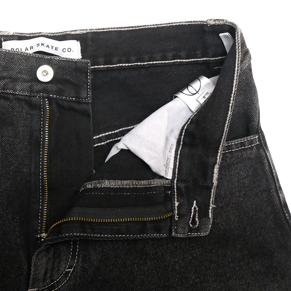 POLAR SHORTS ポーラー ショーツ BIGBOY SILVER BLACK スケートボード スケボー 3