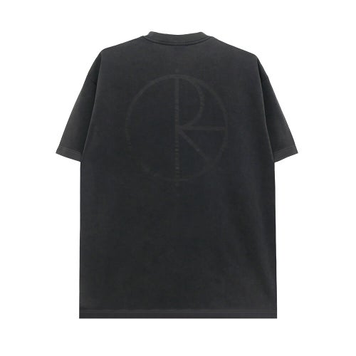 POLAR T-SHIRT ポーラー Tシャツ STROKE LOGO CONTRAST SILVER BLACK スケートボード スケボー 