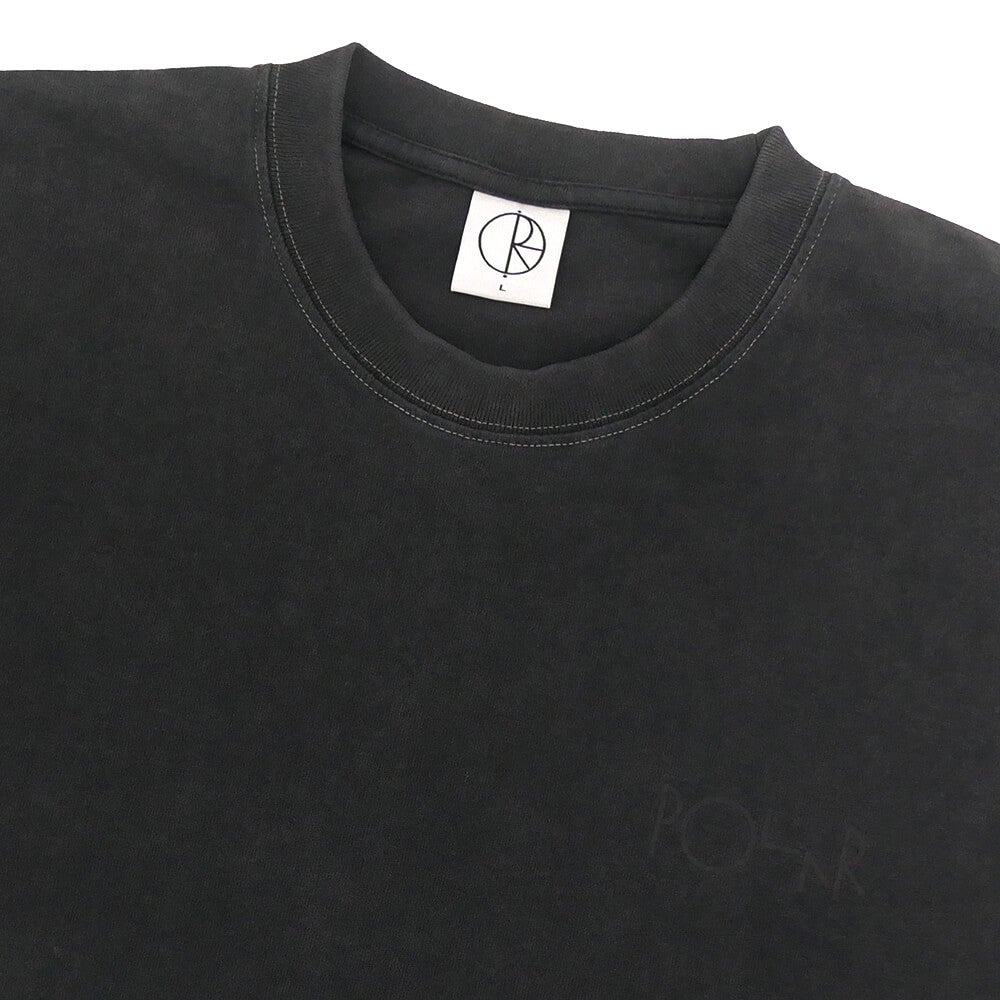 POLAR T-SHIRT ポーラー Tシャツ STROKE LOGO CONTRAST SILVER BLACK スケートボード スケボー 2