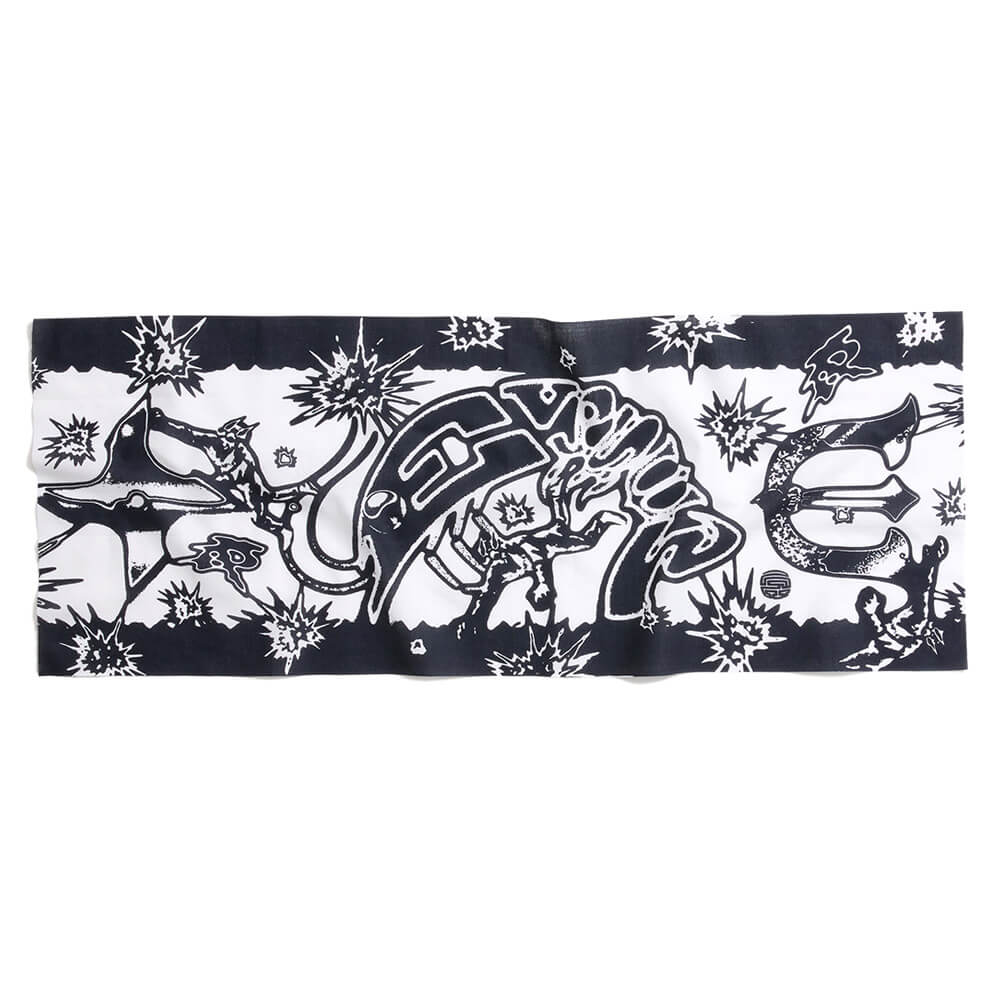 EVISEN TENUGUI エビセン 手ぬぐい SHRIMP LOGO TENUGUI WHITE スケートボード スケボー　1