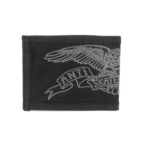 ANTIHERO WALLET アンチヒーロー サイフ BASIC EAGLE BI-FOLD WALLET BLACK/CHARCOAL スケートボード スケボー 1