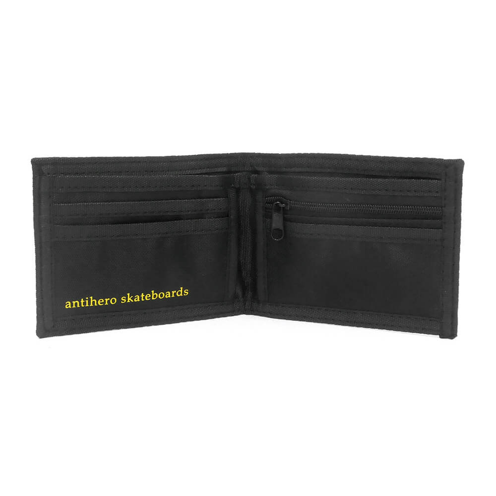 ANTIHERO WALLET アンチヒーロー サイフ BASIC EAGLE BI-FOLD WALLET BLACK/CHARCOAL スケートボード スケボー 2