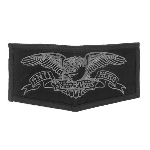 ANTIHERO WALLET アンチヒーロー サイフ BASIC EAGLE BI-FOLD WALLET BLACK/CHARCOAL スケートボード スケボー 3