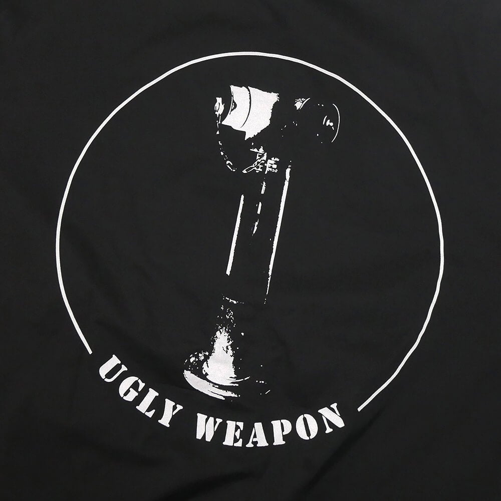 UGLY WEAPON JACKET アグリーウェポン ジャケット LOGO HANSHA COACH BLACK スケートボード スケボー 5