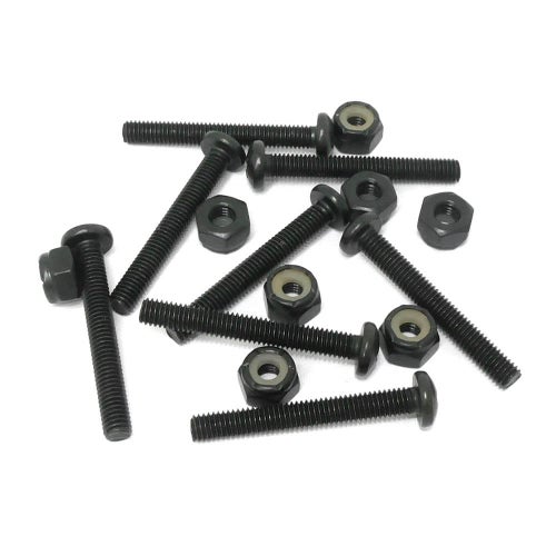 NIBANSENJI BOLT 二番煎じ ボルト（プラス）1-1/2インチ PANHEAD MOUNTING BOLT BLACK スケートボード スケボー　2
