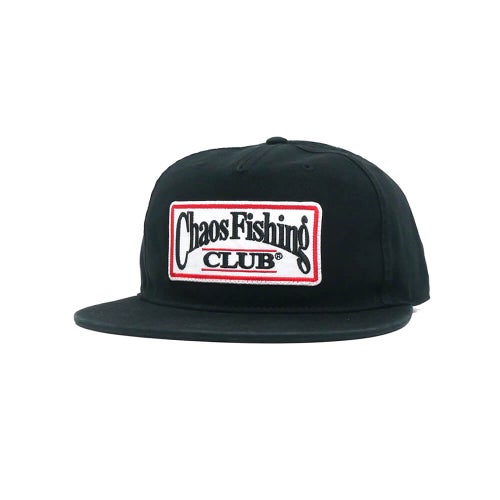 CHAOS FISHING CLUB CAP カオスフィッシングクラブ キャップ TSURI KING BLACK スケートボード スケボー 