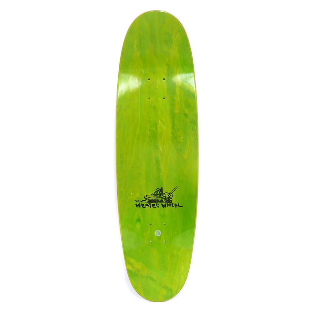 HEATED WHEEL DECK ヒーテッドウィール デッキ TEAM SLAM TIME 9.25 EGG SHAPE スケートボード スケボー 3