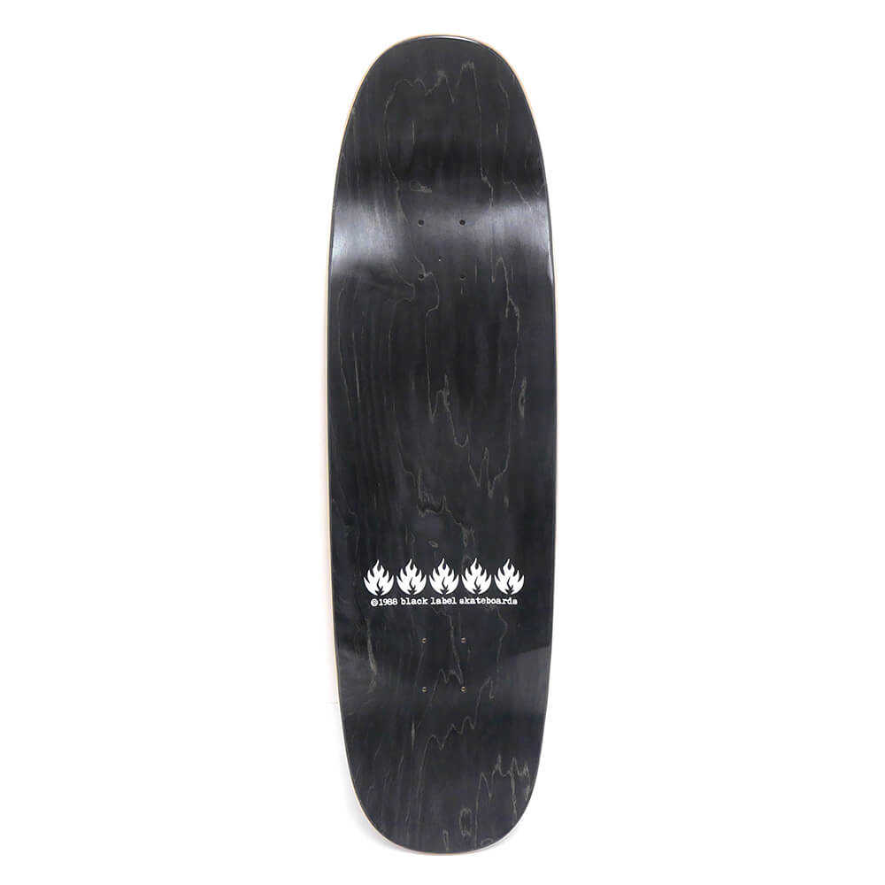 BLACK LABEL DECK ブラックレーベル デッキ OMAR HASSAN NEVER STOP 9.25 BLACK WIDOW SHAPE スケートボード スケボー 3