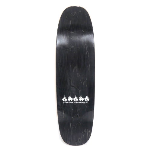 BLACK LABEL DECK ブラックレーベル デッキ OMAR HASSAN NEVER STOP 9.25 BLACK WIDOW SHAPE スケートボード スケボー 3